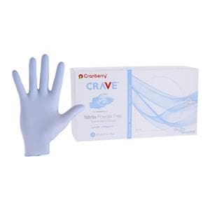 Crave Exam Gloves Small Light Blue Non-Sterile