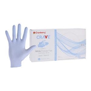 Crave Exam Gloves X-Large Light Blue Non-Sterile