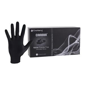 Carbon Exam Gloves Small Black Non-Sterile, 10 BX/CA