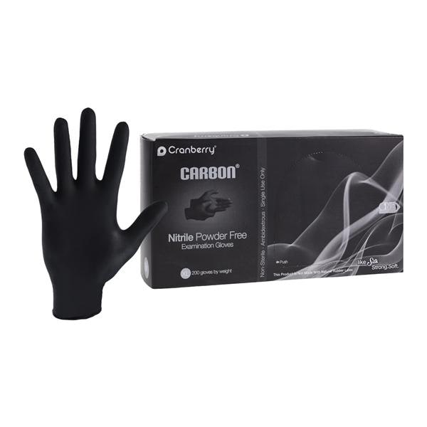 Carbon Exam Gloves X-Large Black Non-Sterile, 10 BX/CA