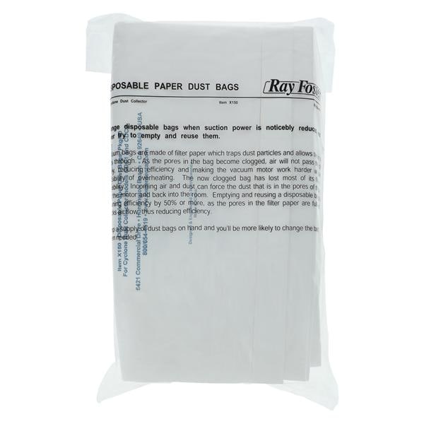 Paper Filter Bags Disposable X150 10/Pk