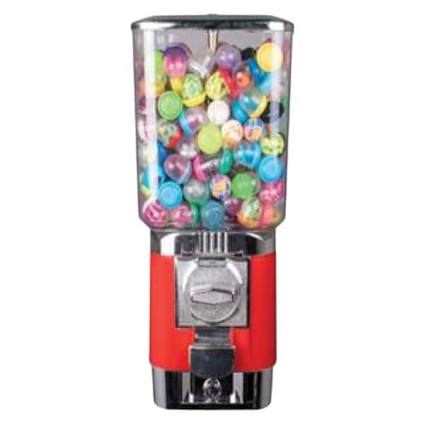 Vending Machine Deluxe Red With 250 Capsules Ea