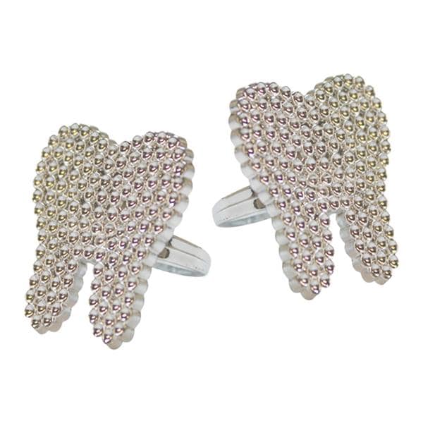 Rings Tooth Bling Plastic 2 in 144/Pk