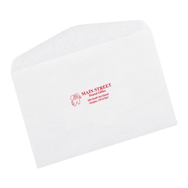 Recall Card Envelope White 250/Bx