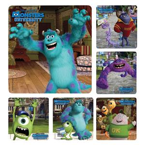 Stickers Monsters University Assorted 100/Rl