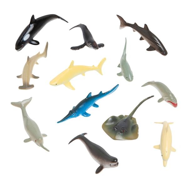 Toy Figurine Sea Creatures Assorted Colors 72/Pk