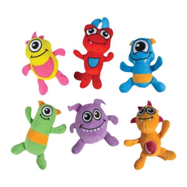 Toy Plush Cavity Monster Assorted Colors 12/Pk