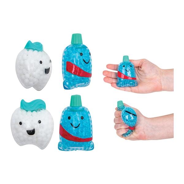 Toys Dental Squishy Characters Thermal Plastic Rubber Assorted 12/Pk