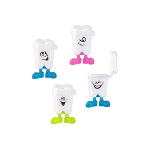 Tooth Saver Tooth Shaped With Feet Assorted Colors 50/Pk