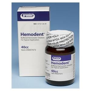 Hemodent Liquide Sans épinéphrine 10 cc Bouteille compte-gouttes Bouteille, 10 EA/CA