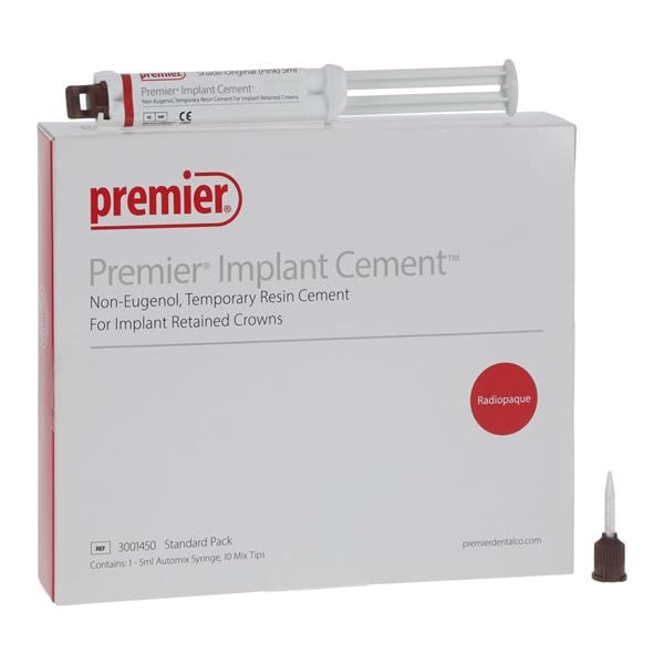 Premier Implant Cement Ciment Implant Paquet standard Ch.