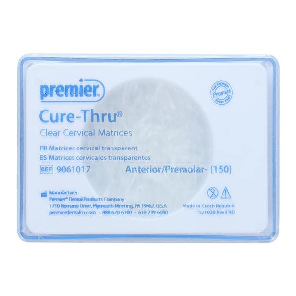 Cure-Thru Cervical Matrices Anterior Premolar 150/Bx