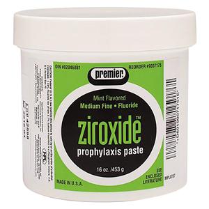 Ziroxide P te à prophy 1 lb Moyen Avec fluorure Pot Boîte