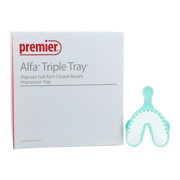 Alfa Triple Tray Bite Trays Double Arch 24/Bx