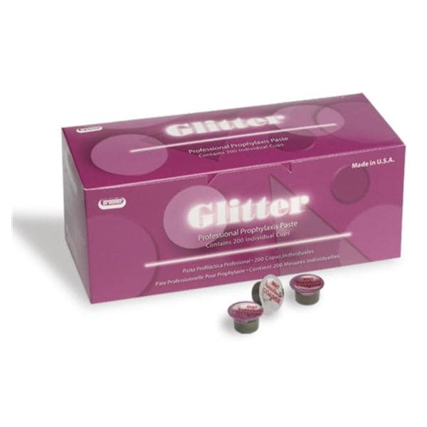 Glitter Prophy Paste Fine Mint 200/Bx