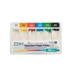 Hygenic Greater Taper Paper Points Size 50 0.04 112/Bx