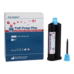 Tuff-Temp Plus Temporary Material 50 mL Shade B1 Cartridge Complete Package