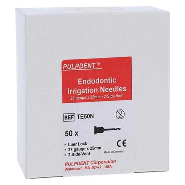 Endodontic, Side Vent Irrigation Needle 27 Gauge 1 in 50/Pk