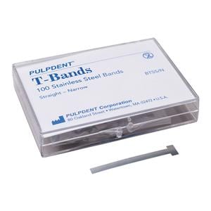 Bandes en T Droit Étroit 0,002 po 100/boîte