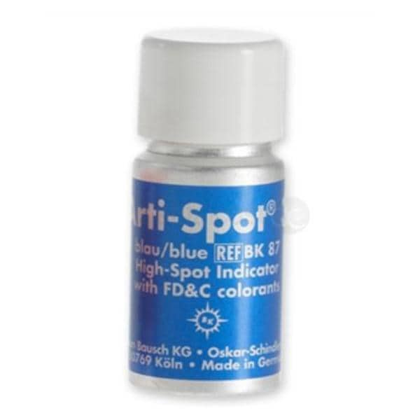 Indicateur d/pts occlus. À appl. au pinc Liq Bleu 15mL Colorants appr par/FDA Ch