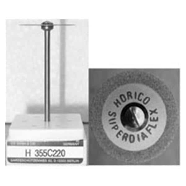 Horico Disque diamanté Double face Pièce à main 355C/220 2,2 mm Ch.