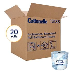 Kleenex Cottonelle Papier hygiénique Bl 451 feuilles/rouleau 2 épai 20 roul/cse