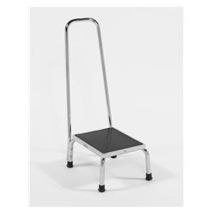 Stool Step Chrome Chrome Base/ Rubber-Tipped Feet Ea