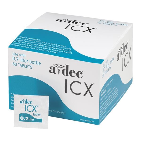 ICX Water Treatment Tablets 0.7 Liter 50/Bx