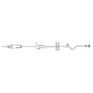 IV Administration Set Needleless Injection Site: 26" 93" 15 Drops/mL 18mL Ea