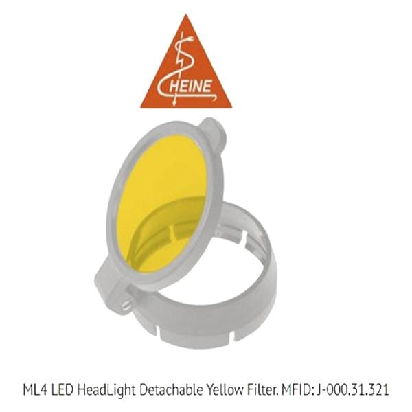 3S LED Headlight With Yellow Filter Ea