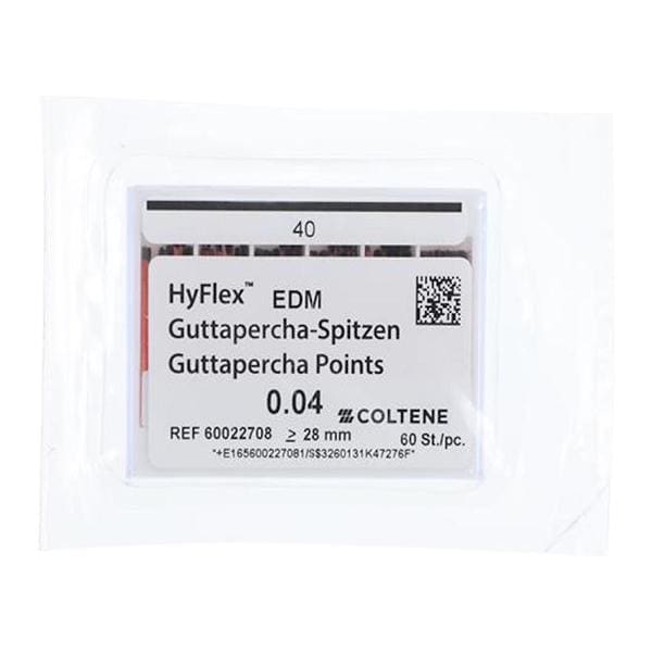 Hyflex EDM Gutta Percha Size #40 Black 60/Pk