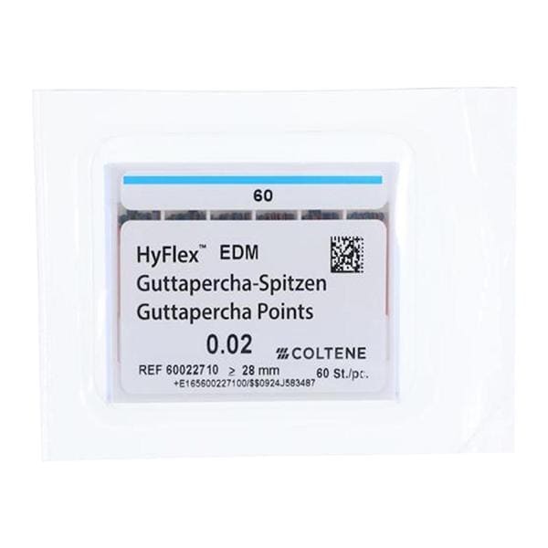 Hyflex EDM Gutta Percha Size 60 Blue 60/Pk