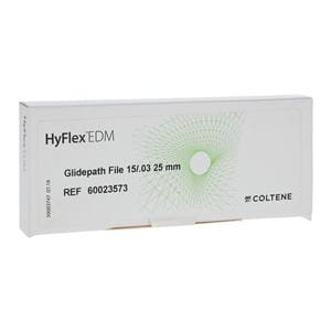 Hyflex EDM Glide Path File 25 mm Size 15 Nickel Titanium 0.03 3/Pk