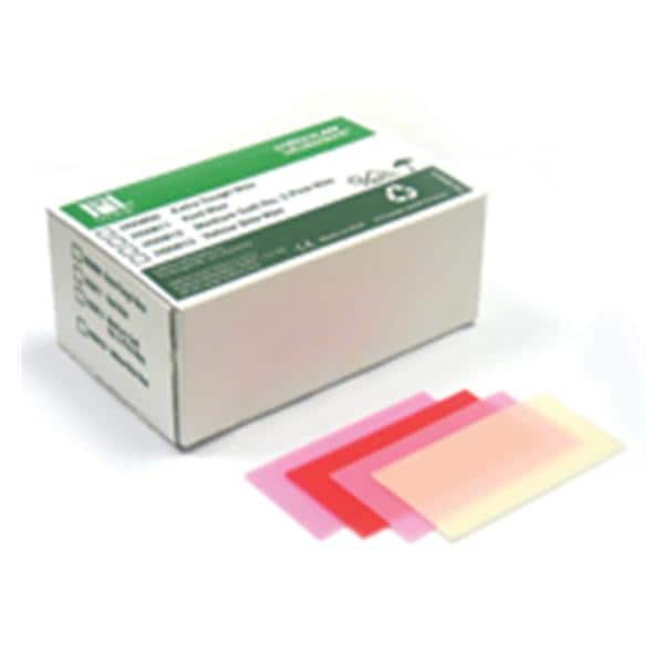 Hygenic Baseplate Wax Sheet Extra Tough Pink Ea