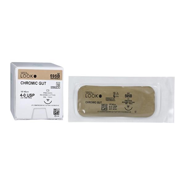 Suture catgut chrom C-3 12/Boîte