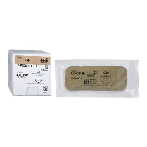 Suture catgut chrom C-26 12/Boîte