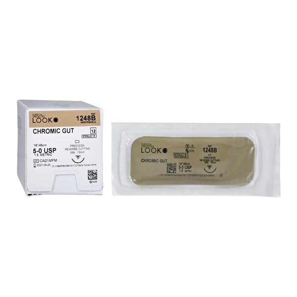 Suture catgut chrom C-3 12/Boîte