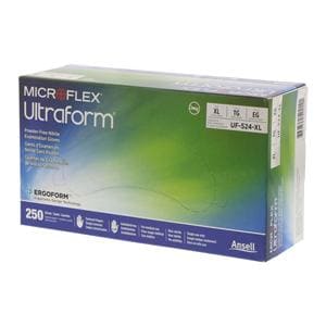 Ultraform Exam Gloves X-Large Cobalt Blue Non-Sterile