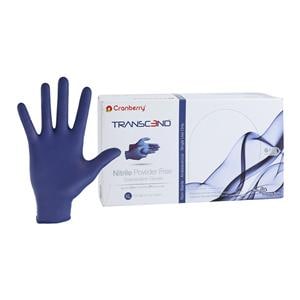 Transcend Exam Gloves X-Large Matte Blue Non-Sterile