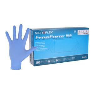 FreeForm SE Exam Gloves Large Blue Non-Sterile