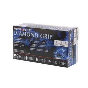 Diamond Grip Exam Gloves Large Natural Non-Sterile