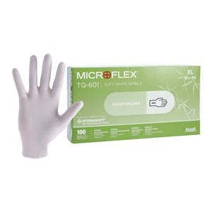 Soft White Exam Gloves X-Large White Non-Sterile