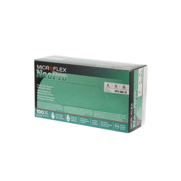 NeoPro Exam Gloves X-Large Green Non-Sterile