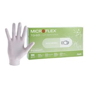 Soft White Exam Gloves Small White Non-Sterile