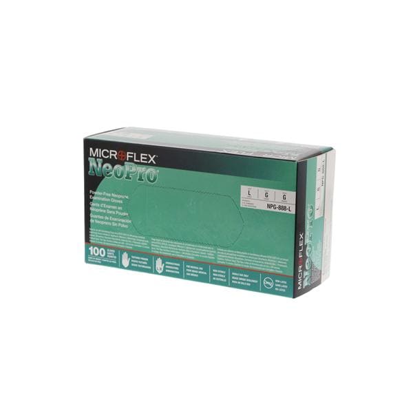 NeoPro Exam Gloves Large Green Non-Sterile