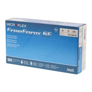 FreeForm SE Exam Gloves X-Small Blue Non-Sterile