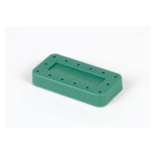 Bur Block Magnetic 14 Hole Green Ea