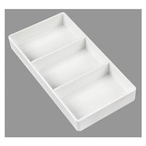 Draw Organizer Instrument Tray 4 in x 8 in Size 17 Light Gray Ea