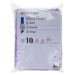 Maxi-Gard Protective Jacket SMS Large Purple 10/Pk