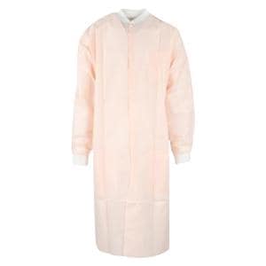 Maxi-Gard Protective Lab Coat SMS Large Light Pink 10/Pk, 5 PK/CA